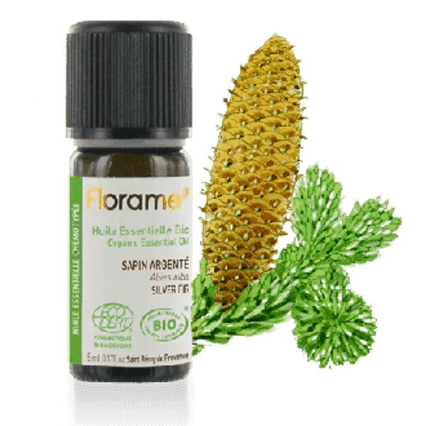 Oleo Essencial Abeto Prateado Abies alba Org 5ml Florame Óleo Essencial Abeto Prateado, biológico