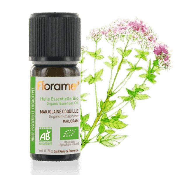 Óleo Essencial Mangerona Origanum Majorana Óleo Essencial Manjerona, biológico