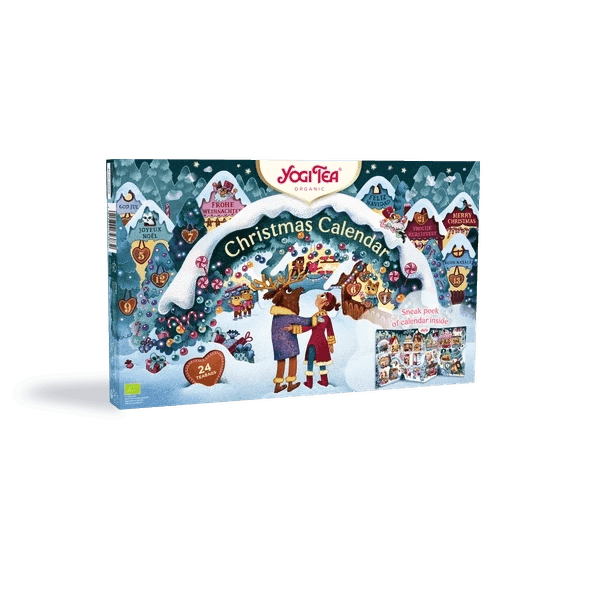 Infusão Calendário Advento 24 saq bio Yogi Tea 2025 Calendário do Advento com Infusões - Image 1