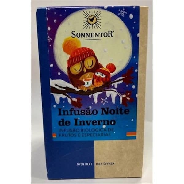 Infusão Noite Inverno 18 saquetas Bio Sonnentor Infusão para Noite de Inverno, biológica