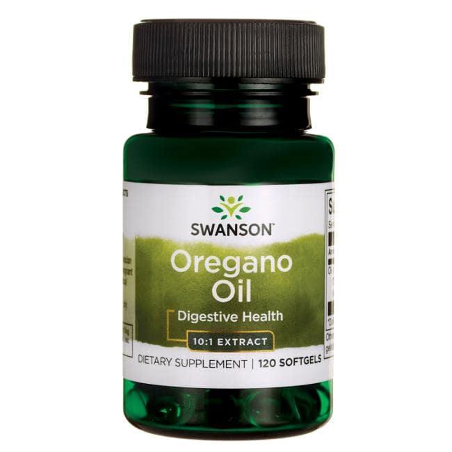 Óleo de Orégão (Conc. 10.1) 150 MG 120 Softgels Swanson Óleo de Oregão 10:1
