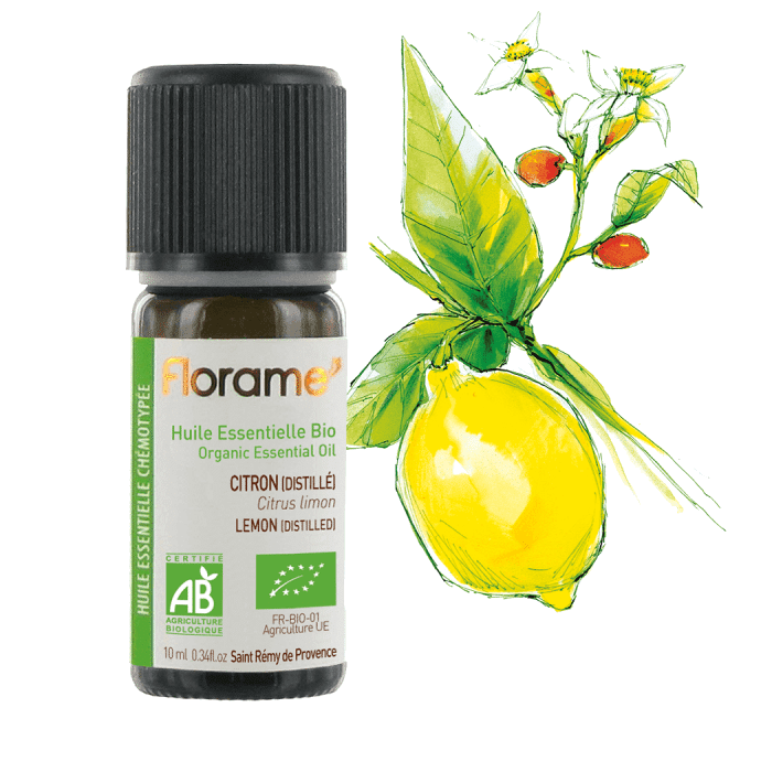 limao destilado 10ml florame Óleo Essencial Limão Destilado