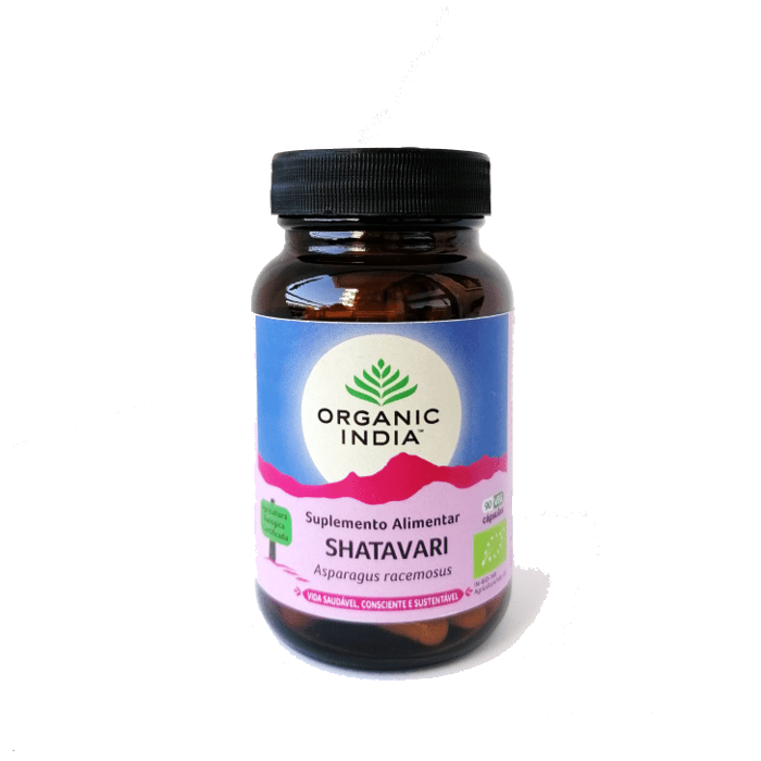 shatavari 90caps organic india Shatavari, suplemento alimentar biológico, vegan