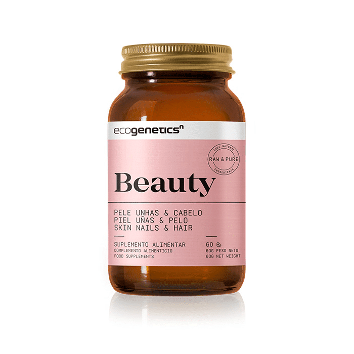 beauty ecogenetics Beauty, suplemento alimentar sem glúten, vegan