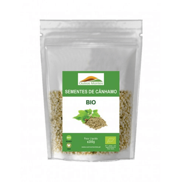 Sementes de Canhamo Outros Montes 200gr Sementes de Cânhamo Bio, biológicas, alimentação vegan