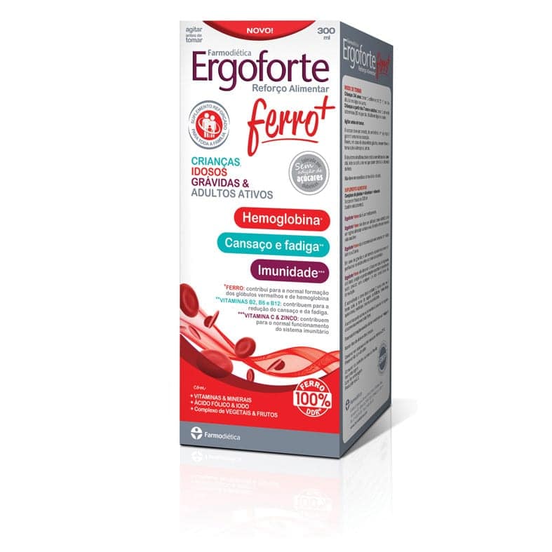 3D-Ergoforte_Ferro+ 300ml farmodietica Ergoforte Ferro+, suplemento alimentar