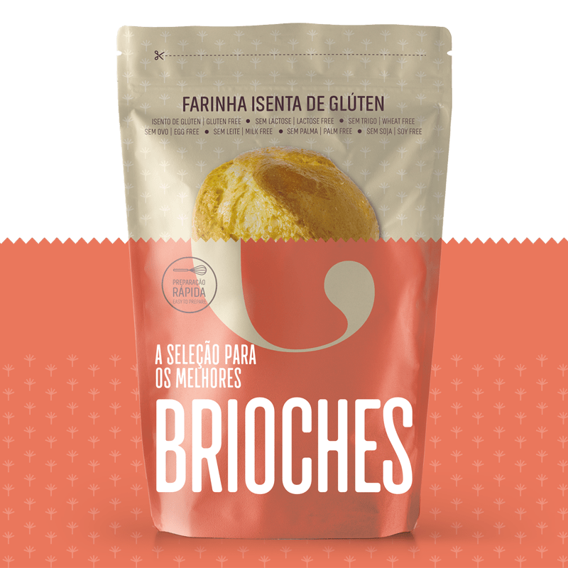 brioche vegan capa Farinha Brioche Vegan, sem glúten, sem lactose
