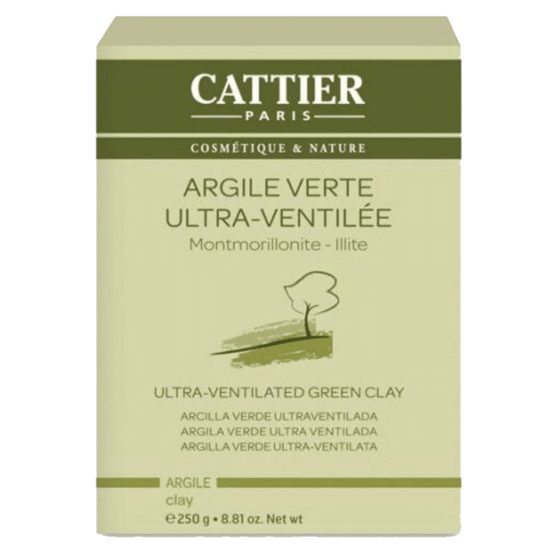 Argila Verde Ultraventilada 250g Cattier Argila Verde Ultraventilada