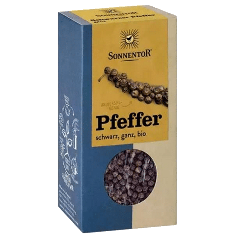 Pimenta Preta Grão Bio 55gr Sonnentor Pimenta Preta em Grão, biológico