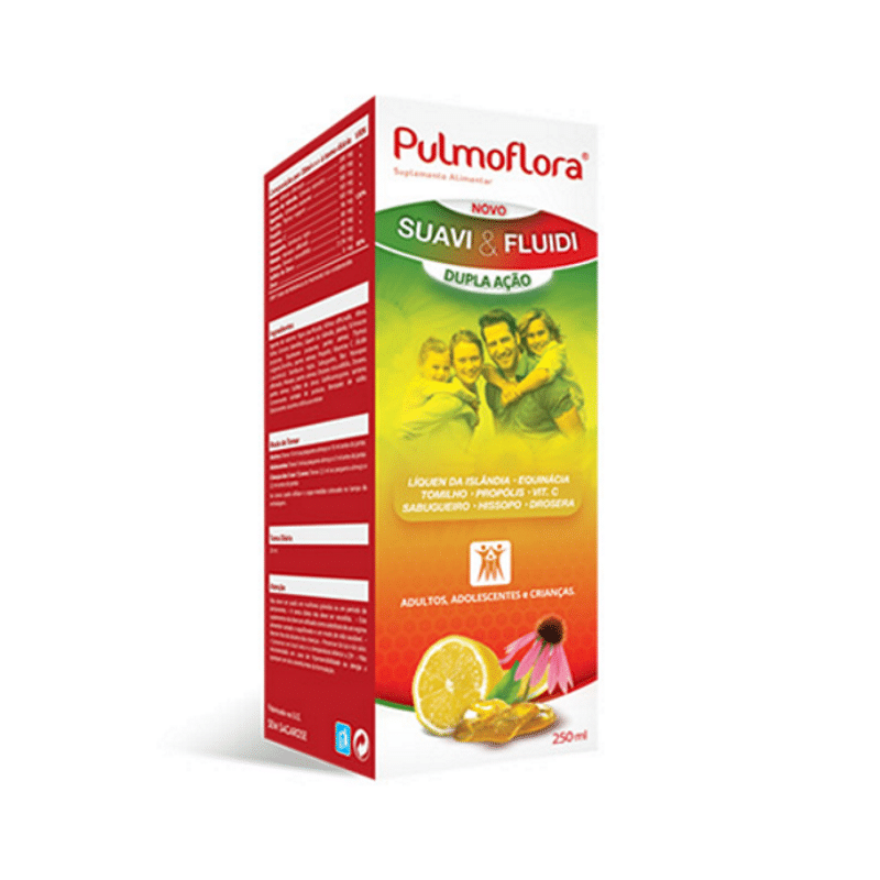 Pulmoflora Fluidi 250ml Pulmoflora Suavi e Fluidi, suplemento alimentar