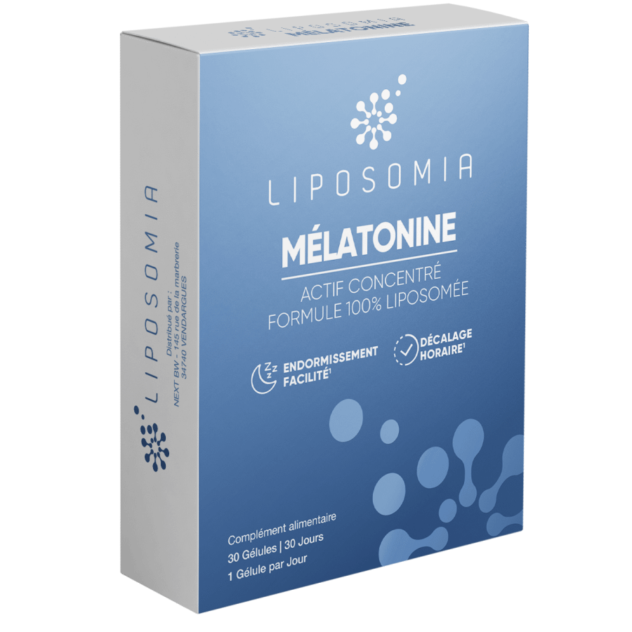 Melatonin 1.9mg Liposomia 30caps web png Liposomia Mélatonine Actif Concentré Formule 100% Liposomée 30 Gélules | 30 Jours 1 Gélule par Jour
