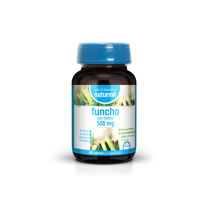 Funcho 500 mg Suplemento Alimentar Naturmil Mucosas Funcho 500 mg Suplemento Alimentar Naturmil Mucosas