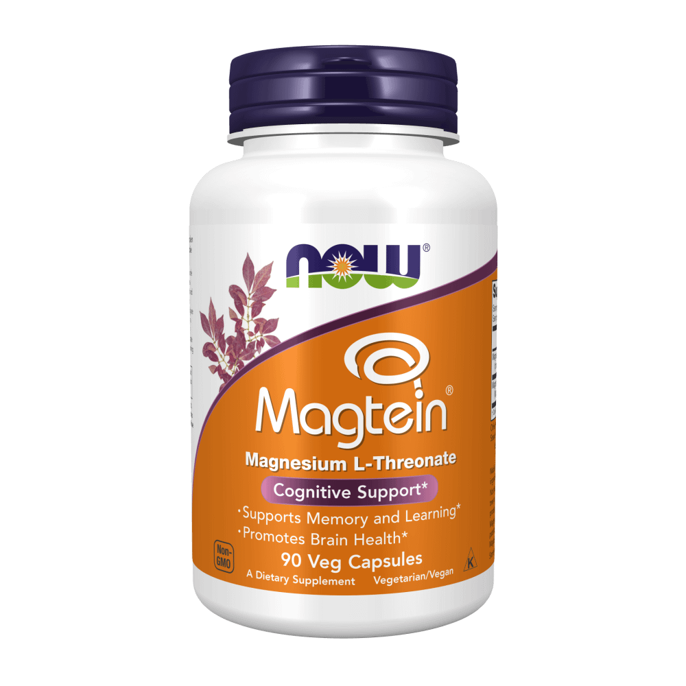 Magtein-90-capsulas-vegetais-Now Magtein® - Image 1