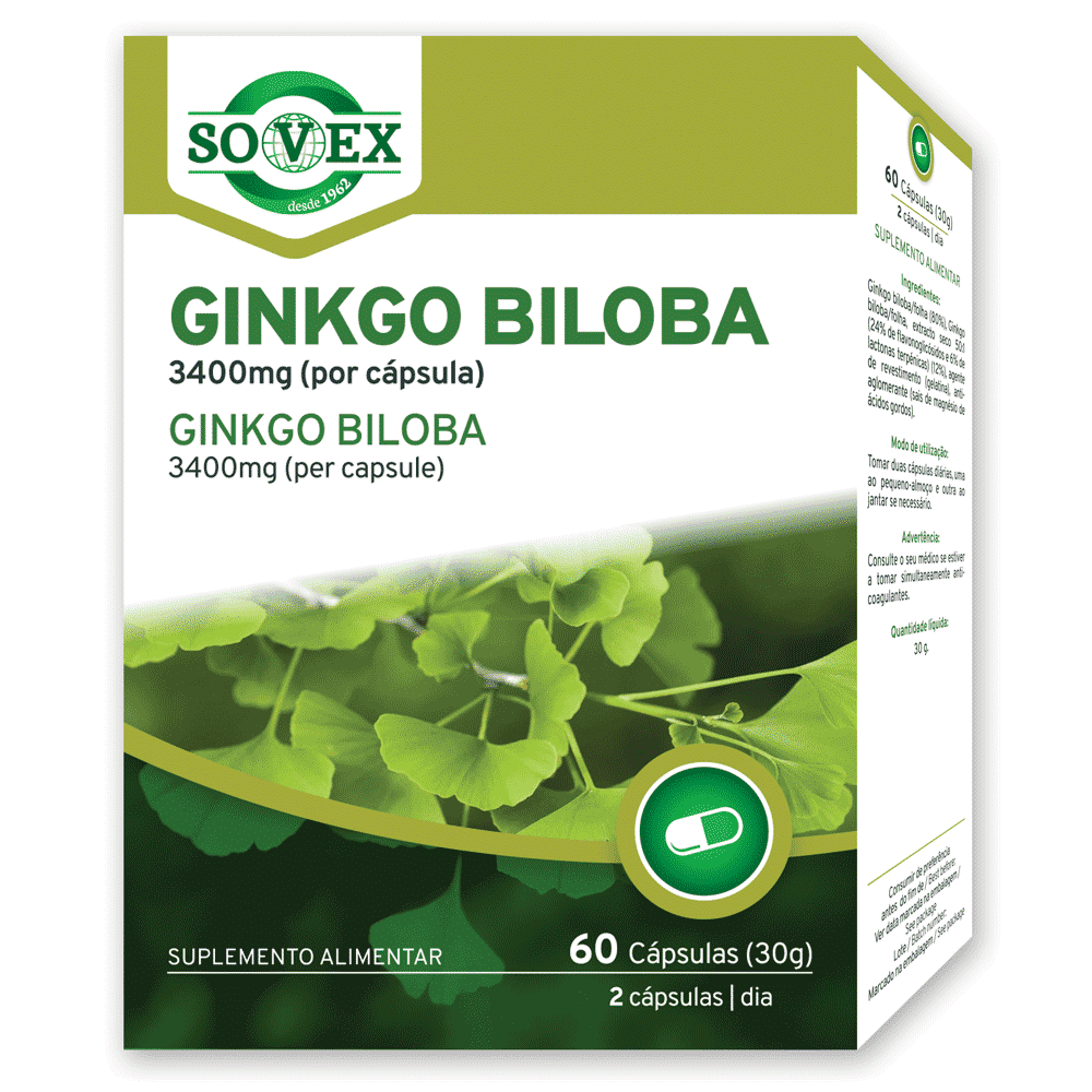 GINKGO BILOBA suplemento sovex GINKGO BILOBA suplemento sovex