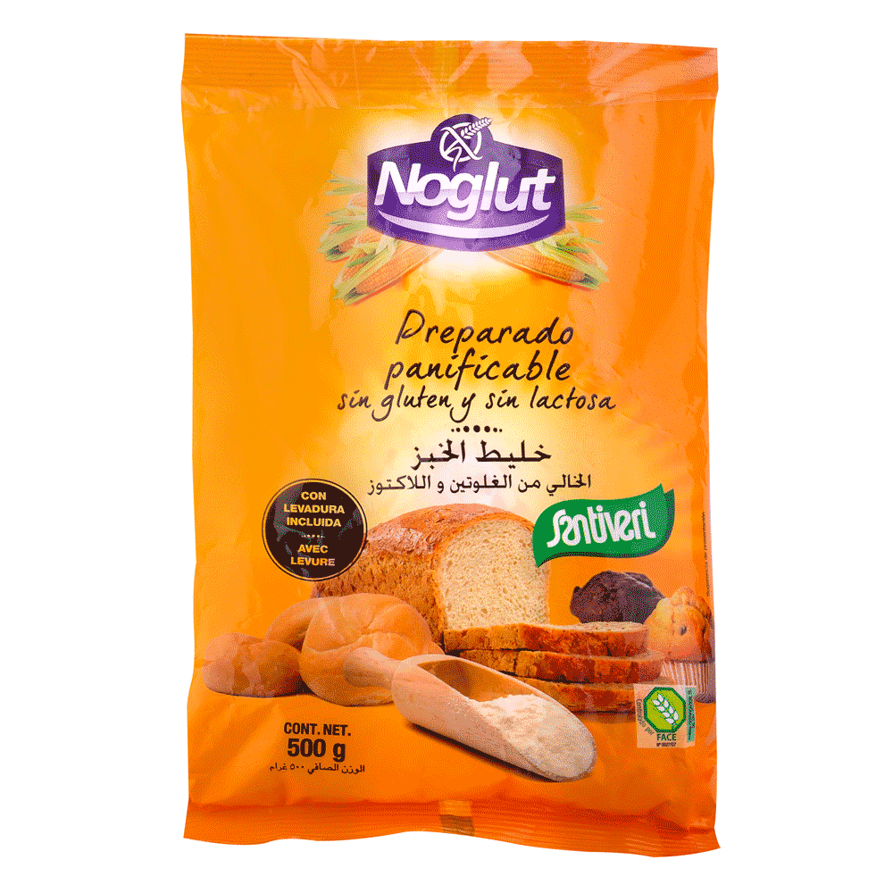 NOGLUT-PREPARADO-PANIFICAVEL-500g_Noglut-Santiveri Noglut Preparado Panificável, sem glúten, sem lactose, sem ovo