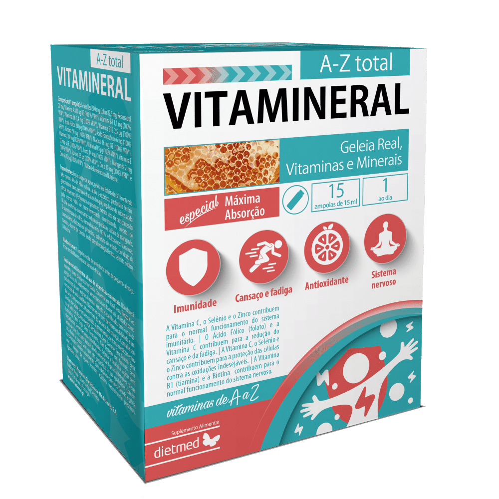 3D_Vitamineral A-Z Total amp_PT Vitamineral A-Z Total, suplemento alimentar sem álcool, sem lactose