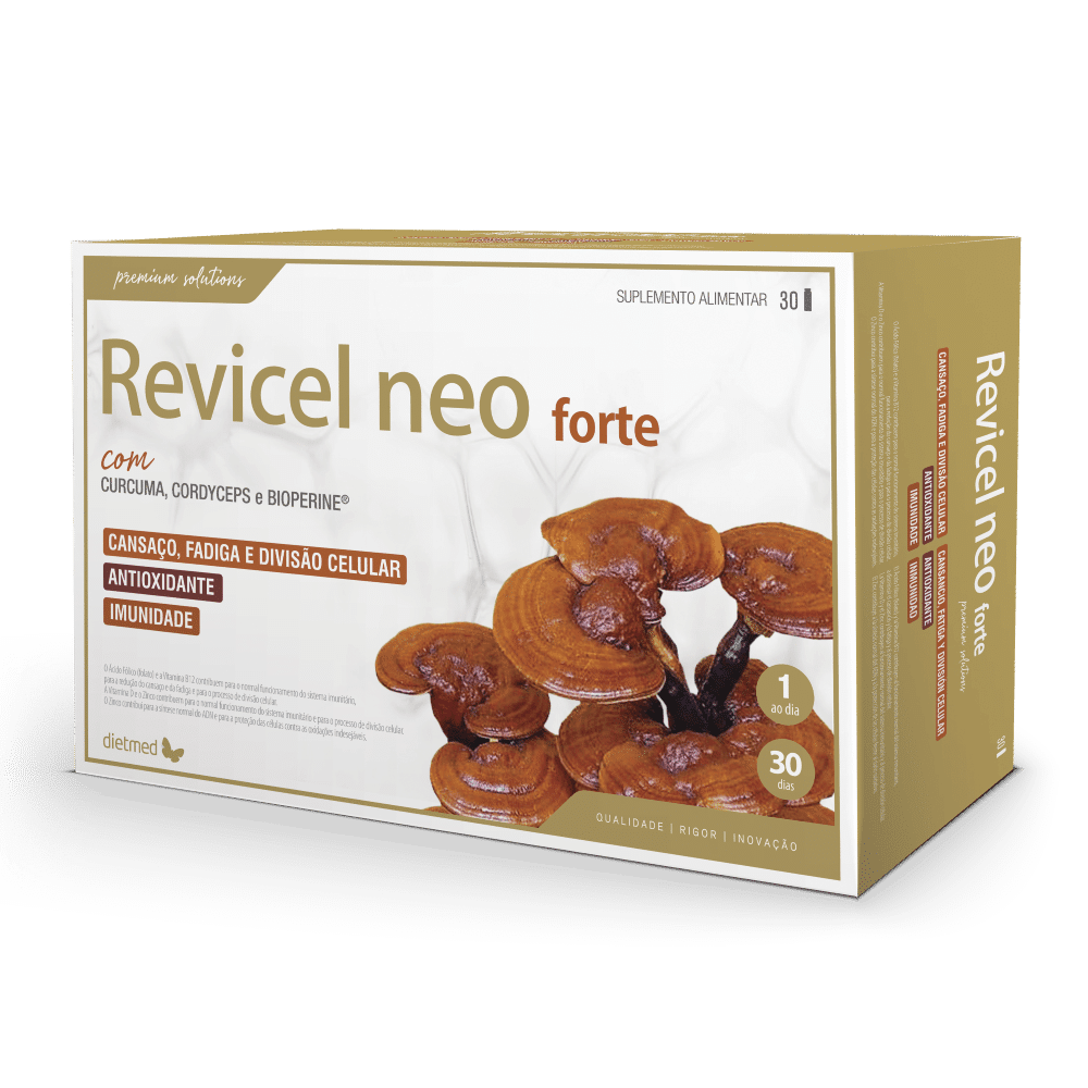 Revicel Neo Revicel Neo, suplemento alimentar sem açúcar, sem álcool, sem glúten, sem lactose