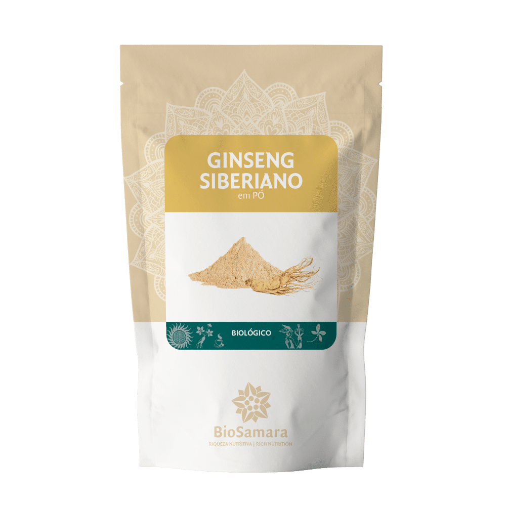 ginseng siberiano po bio biosamara Ginseng Siberiano em Pó Bio