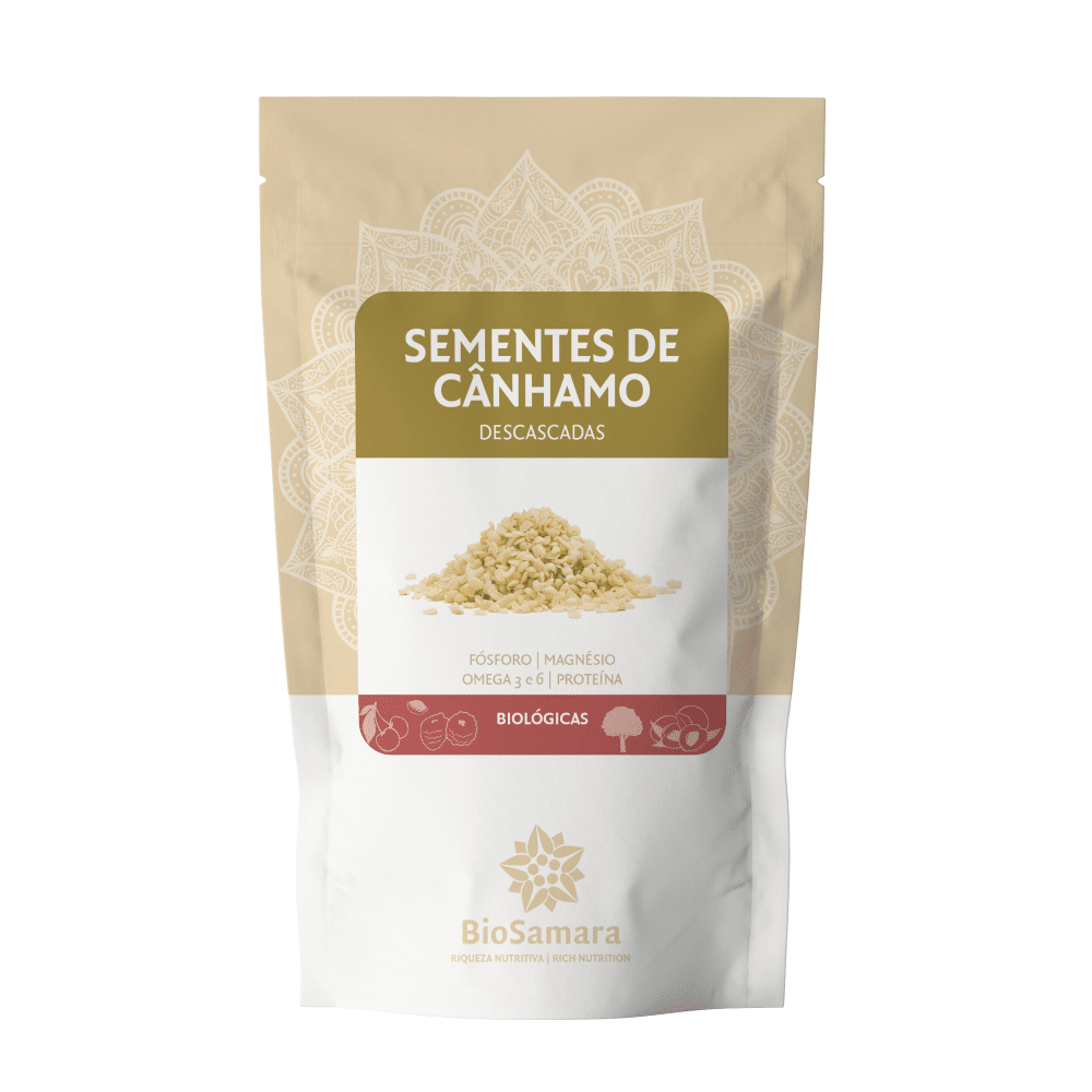 sementes canhamo descascada bio biosamara Sementes de Cânhamo Descascadas