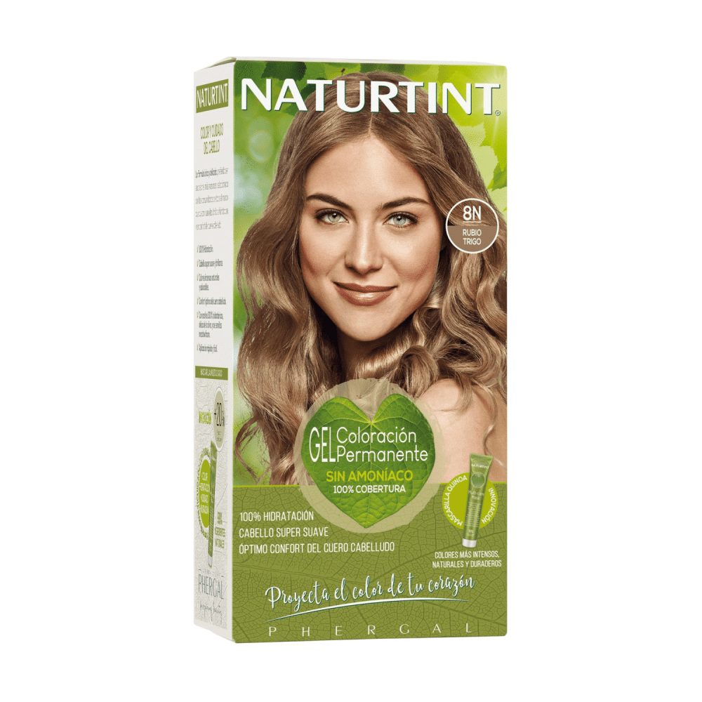 Gel Coloração Permanente Louro Claro 8N, vegan