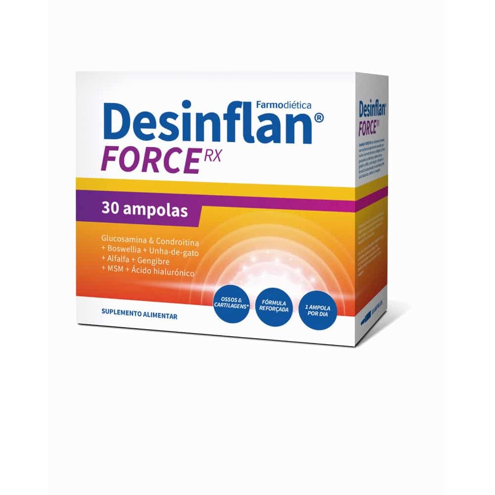 3D-Desinflan_Forcerx 30ampolas Desinflan Force RX, suplemento alimentar