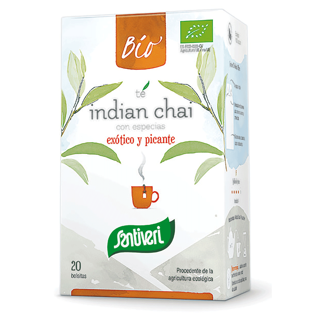 SANAFLOR-chá-INDIAN-CHAI-santiveri Chá Indian Chai Bio