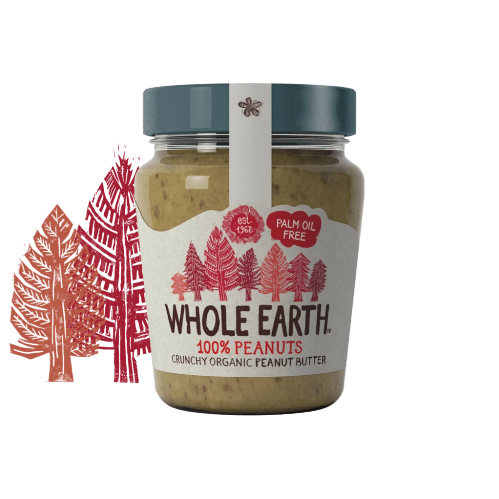 manteiga de amendoim crocante bio 227g wholeearth Manteiga de Amendoim 100% Crocante, produto biológico