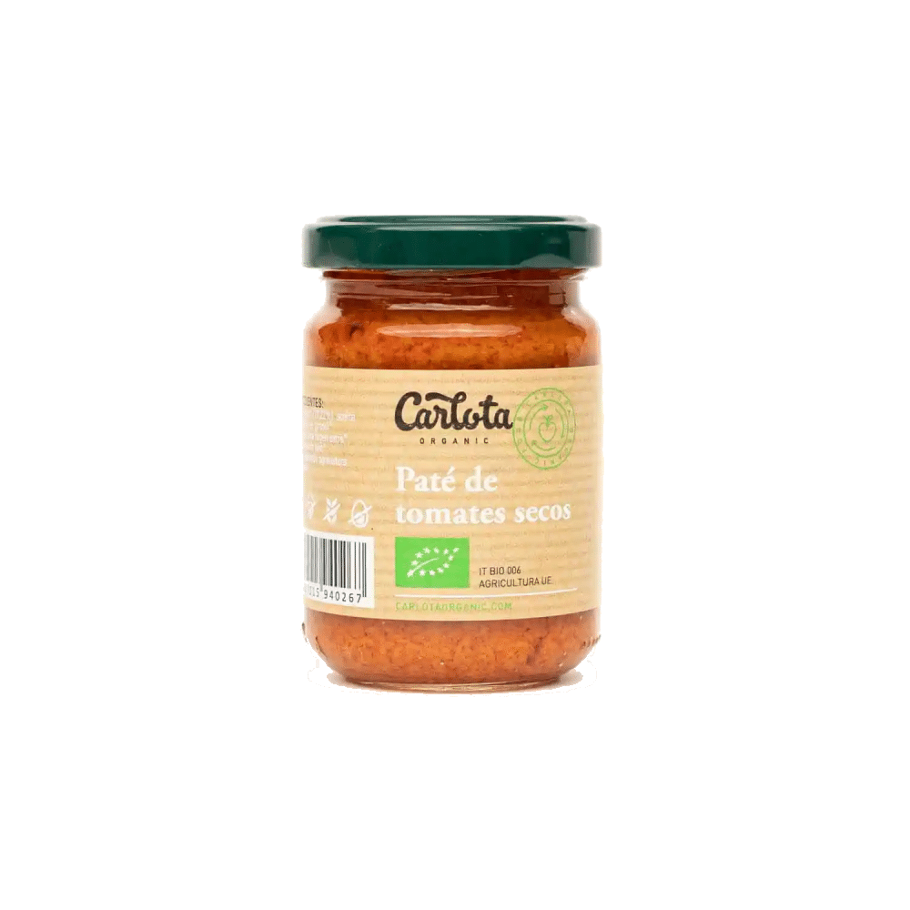 Paté de tomates secos Bio Paté de Tomates Secos Bio, sem glúten, vegan