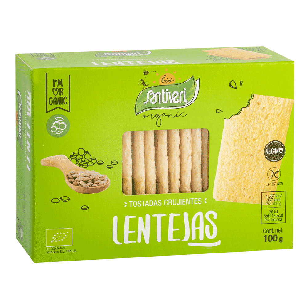 Tostas-de-Lentilhas-Bio-santiveri Tostas com Lentilhas Bio, sem glúten, vegan