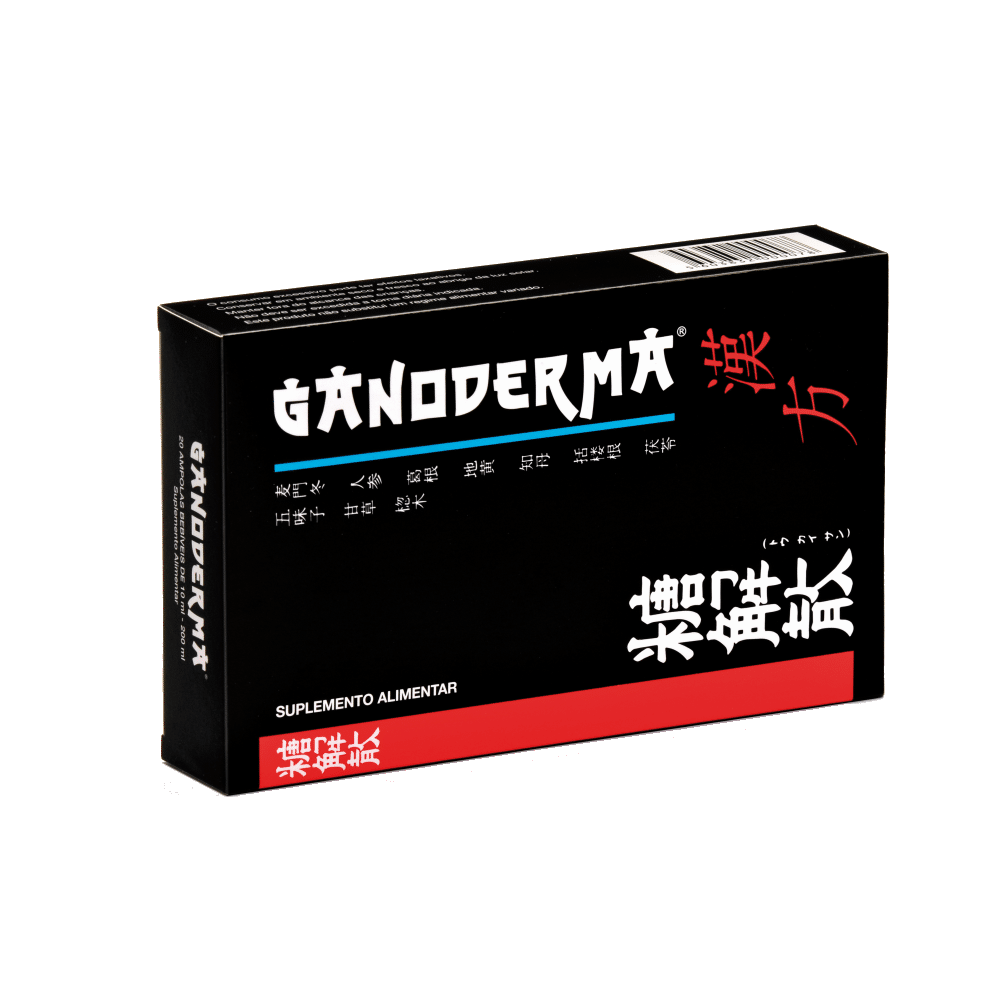 Ganoderma ampolas Ganoderma, suplemento alimentar