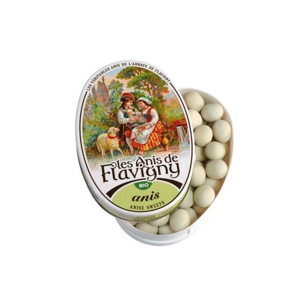 Rebuçados Anis Flavigny Anis BIO Rebuçados Anis Flavigny Anis, biológicos, vegan