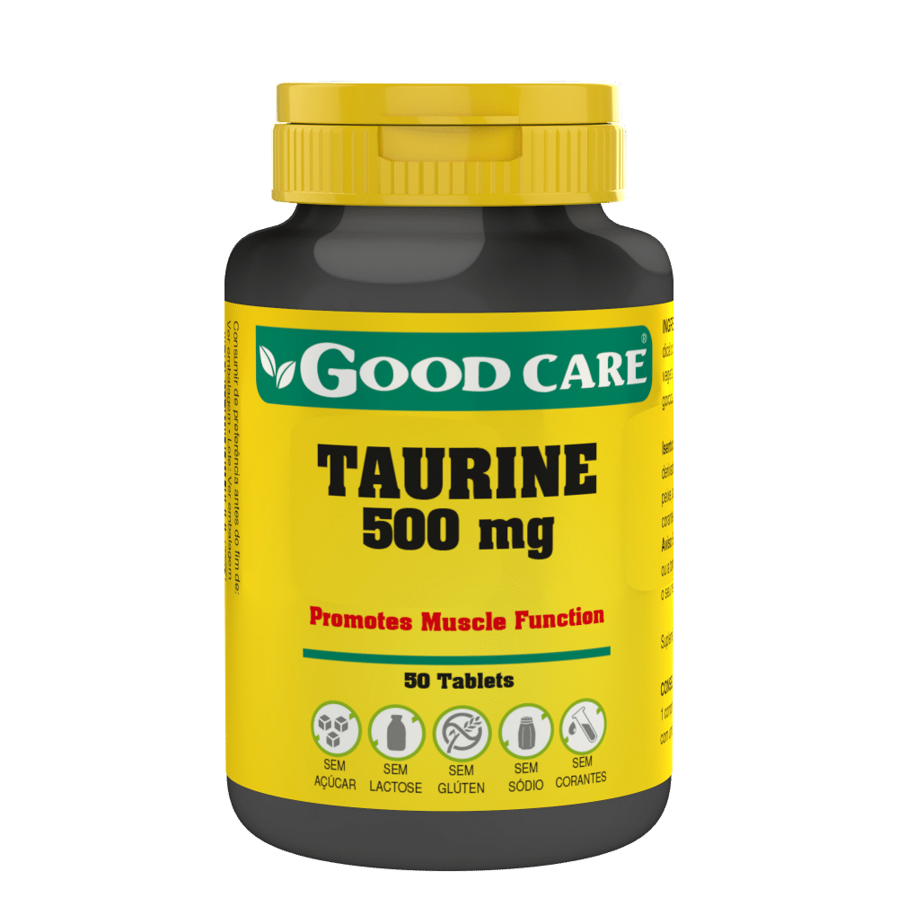 Taurine comprimidos Taurine, suplemento alimentar sem açúcar, sem glúten, sem lactose