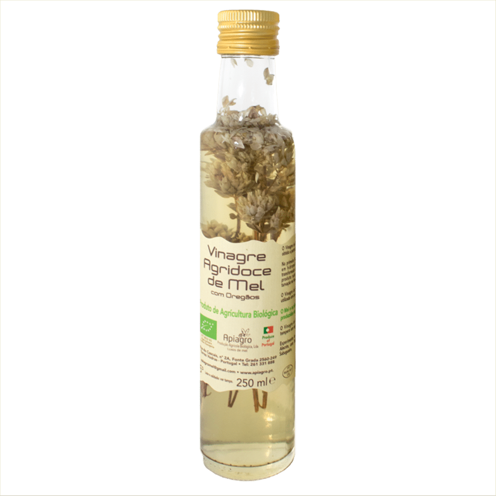 Vinagre com Oregãos Vinagre Agridoce de Mel com Oregãos, biológico