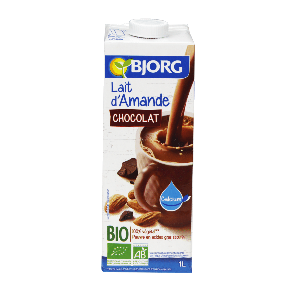 Bebida de Amêndoa com Chocolate BIO BJORG 1L Bebida de Amêndoa com Chocolate, biológica