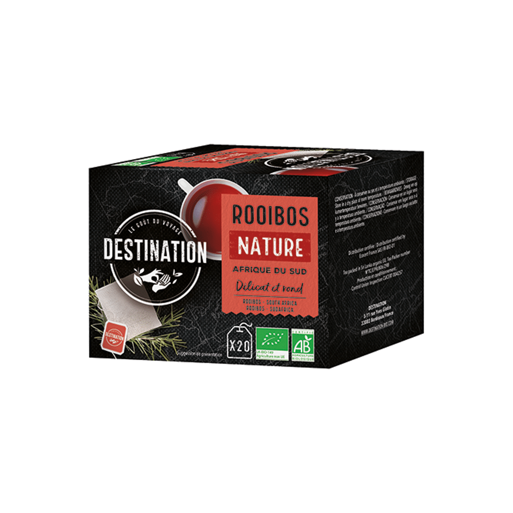 Infusão Saquetas Rooibos BIO DESTINATION Infusão Saquetas Rooibos, biológico