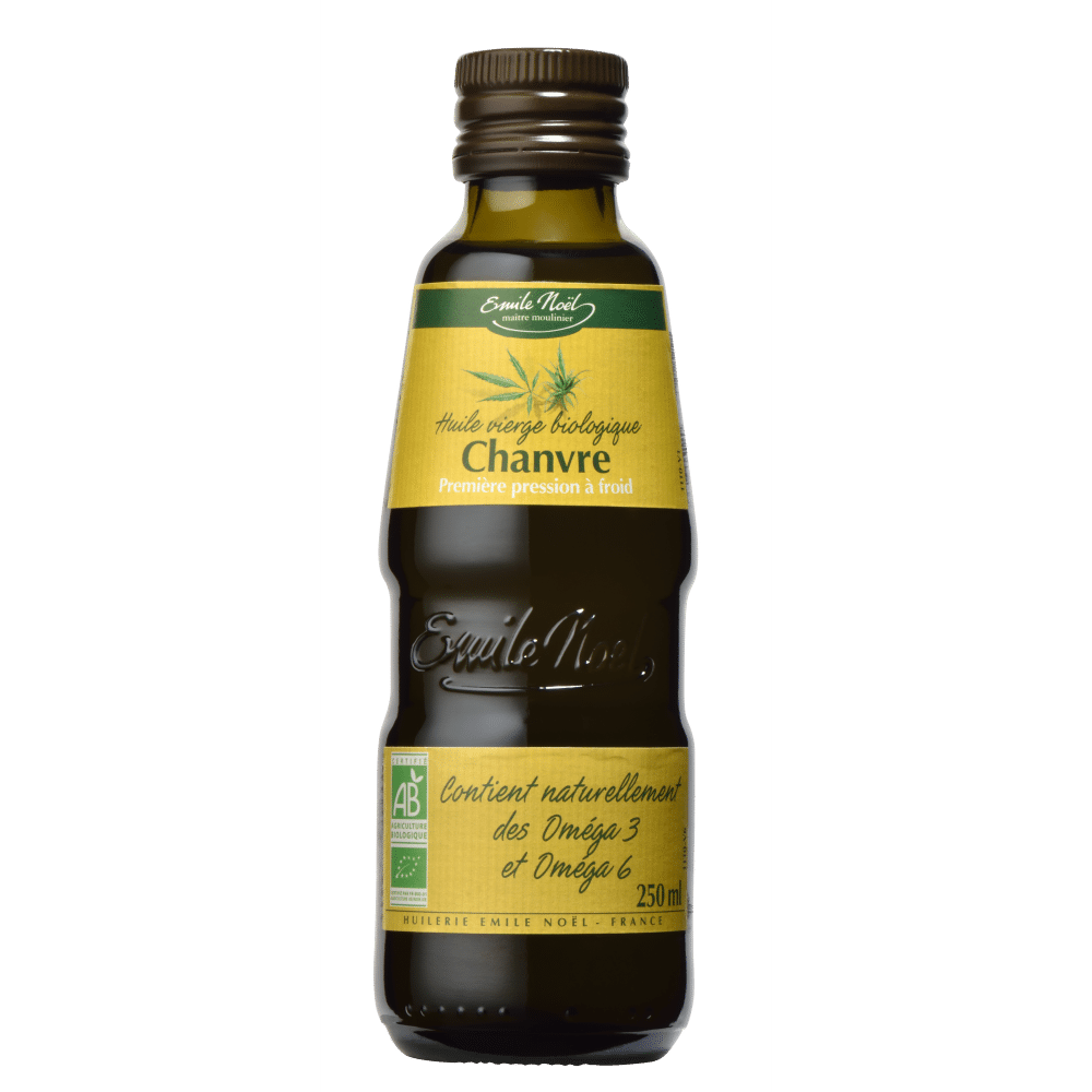Óleo de Cânhamo Virgem E.Noel BIO 250ml Óleo de Cânhamo Virgem, biológico
