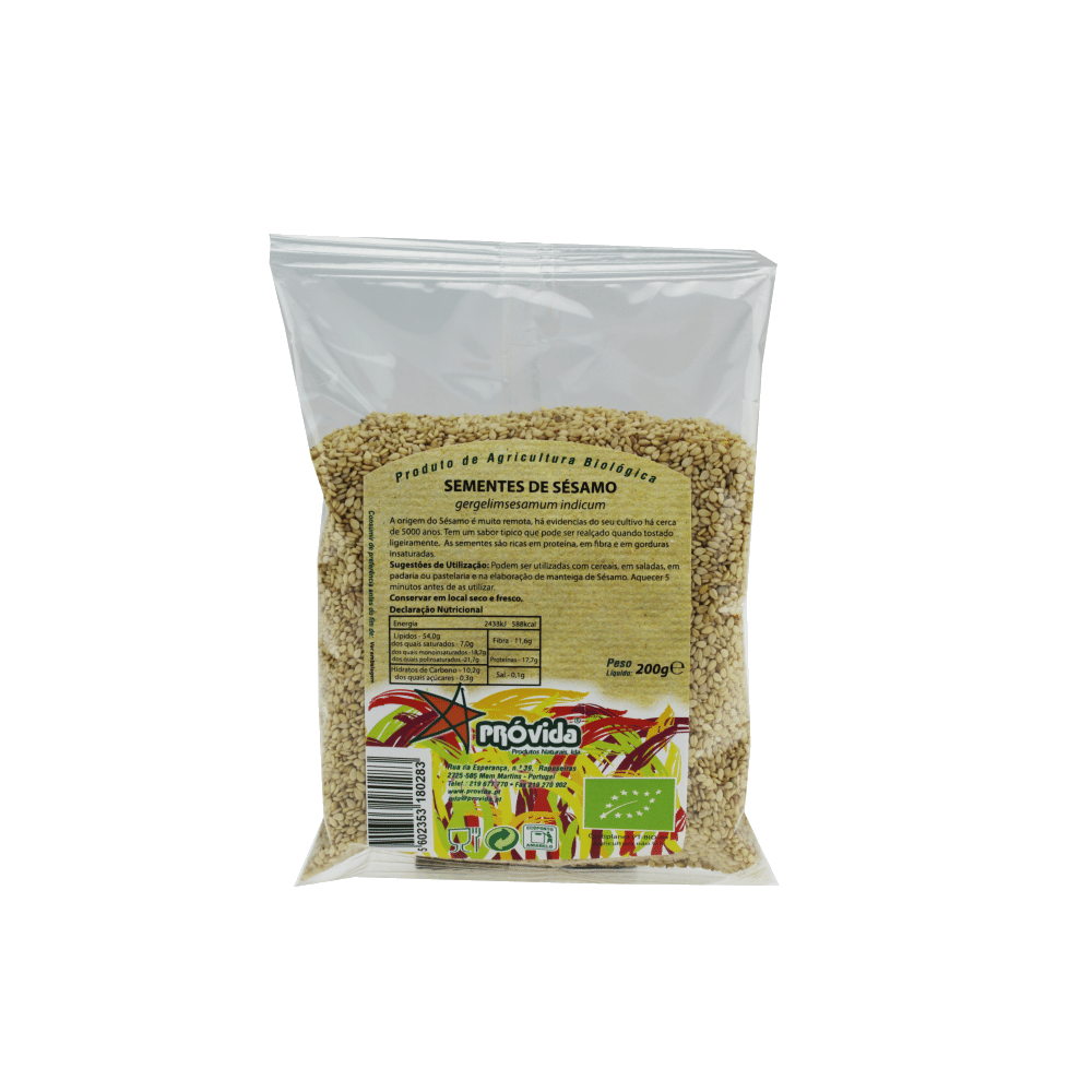 Sementes de Sésamo BIO 200g Sementes de Sésamo, biológicas
