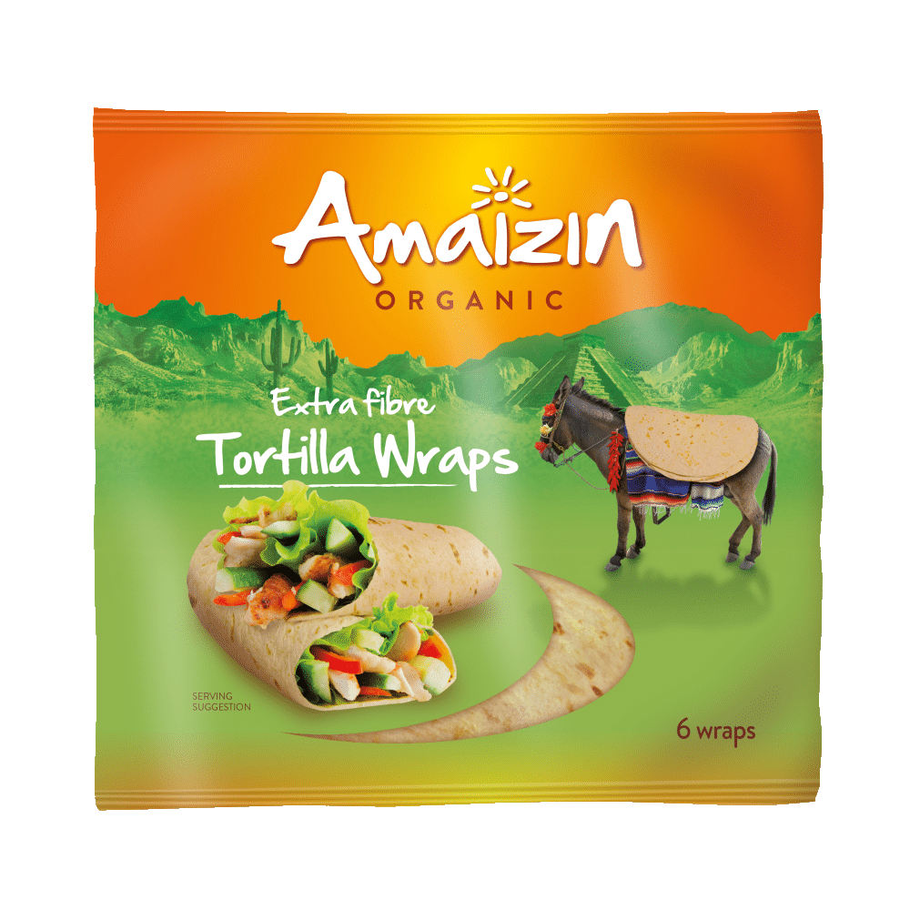 Tortilha Wrap 6 Extra Fibra Amaizin Tortilha Wrap Extra Fibra