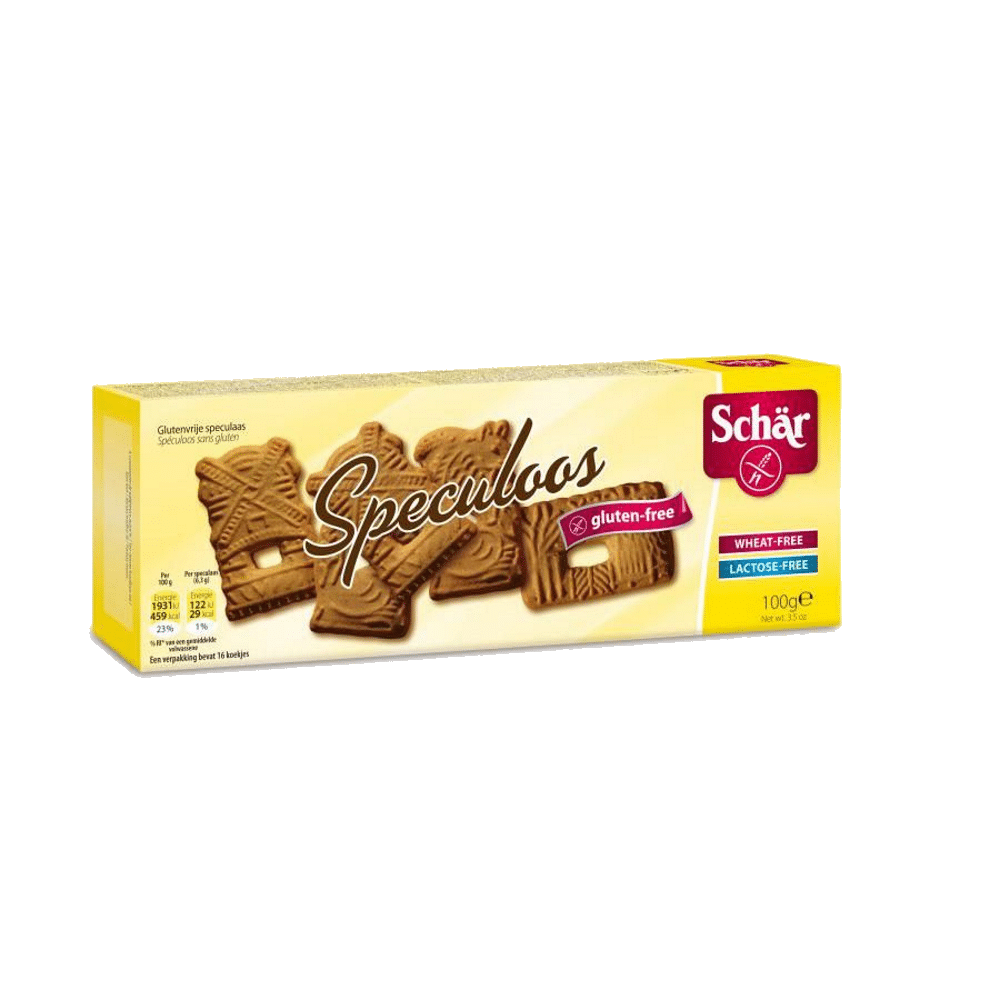Bolacha Spekulatius SG 100gr Schar Bolacha Spekulatius, sem glúten, sem lactose