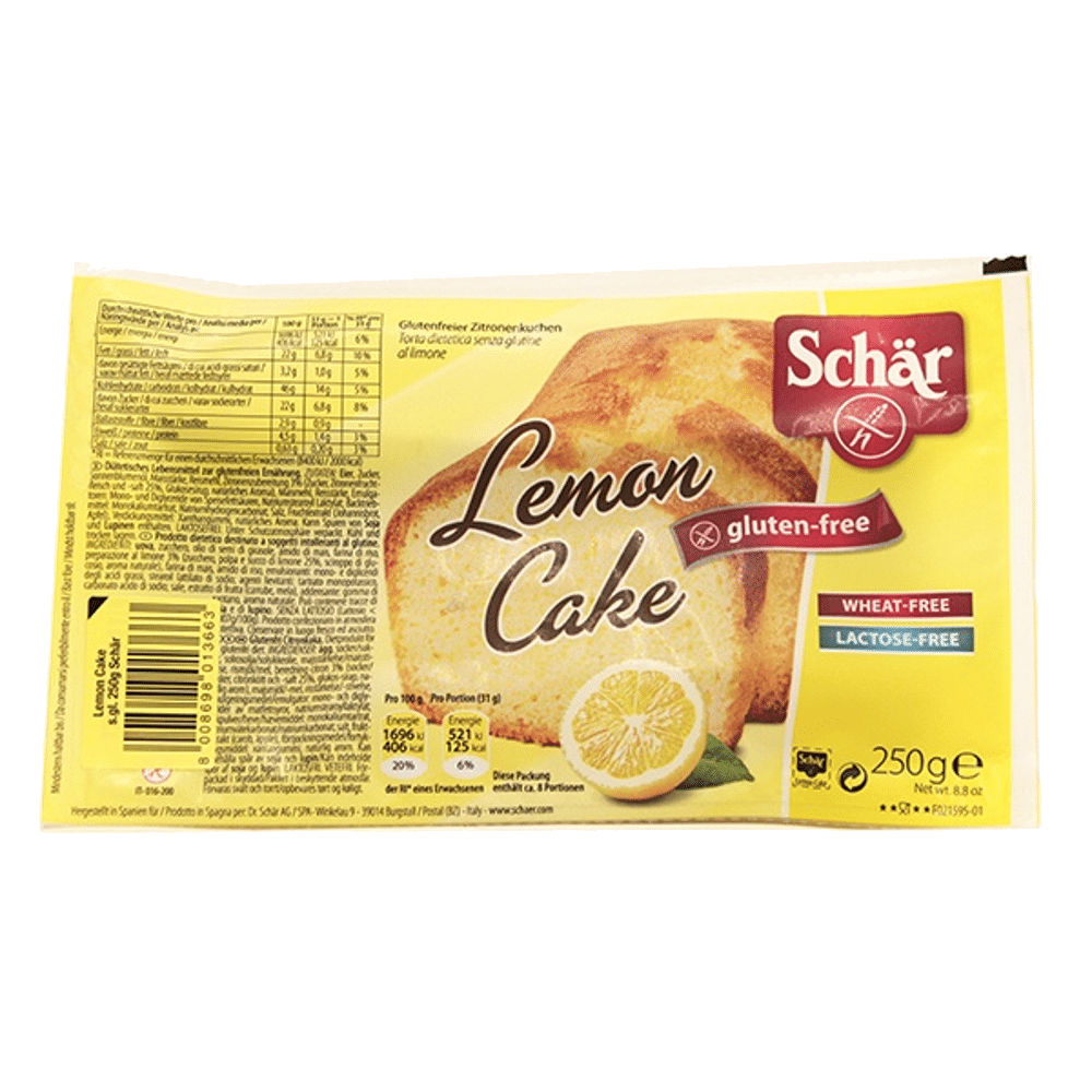 Bolo Lomão 250 grs SG Bolo de Limão, sem glúten