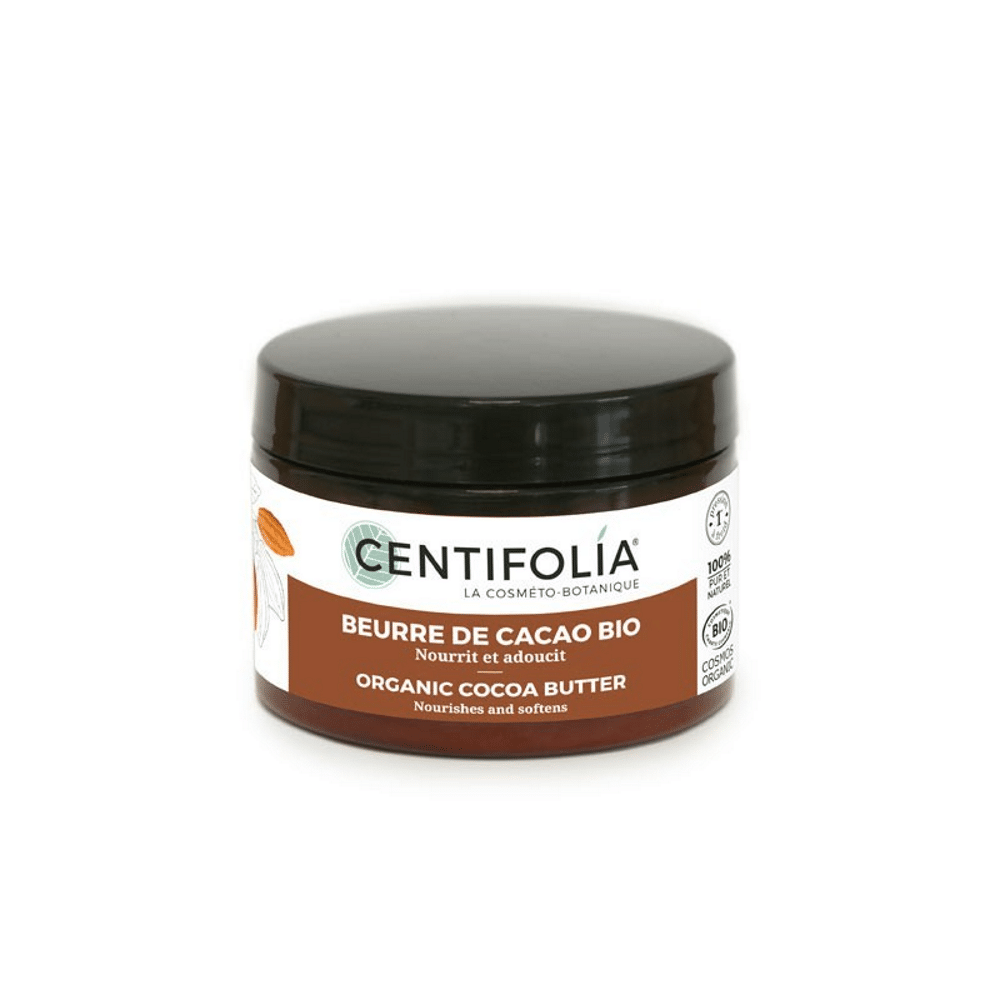Manteiga de Cacau 125ml Centifolia Manteiga de Cacau, com ingredientes biológicos