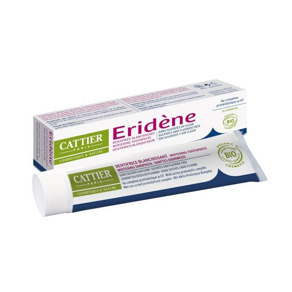 Pasta de Dentes Branqueador sem Fluor 75 ml Pasta Dentífrica Branqueadora Sem Flúor, com ingredientes biológicos