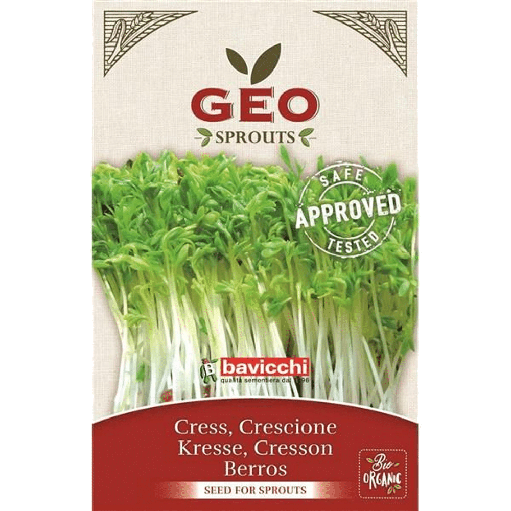 Agrião Semente Germinar Bio Bavicchi Agrião - Sementes para Germinar, biológico