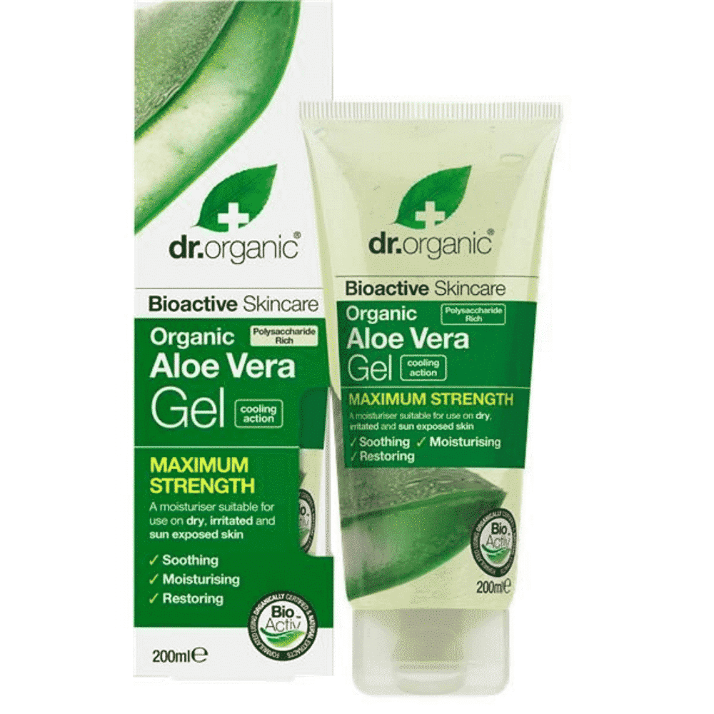 Gel ALoe Dr Organic 200ml Gel de Aloé Vera, com ingredientes biológicos
