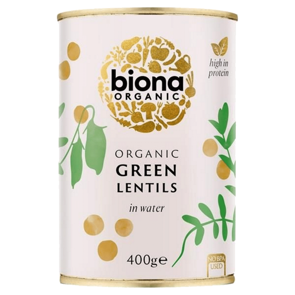Lentilhas Verdes Bio Lata 400gr Biona Lentilhas Verdes em Lata, biológico