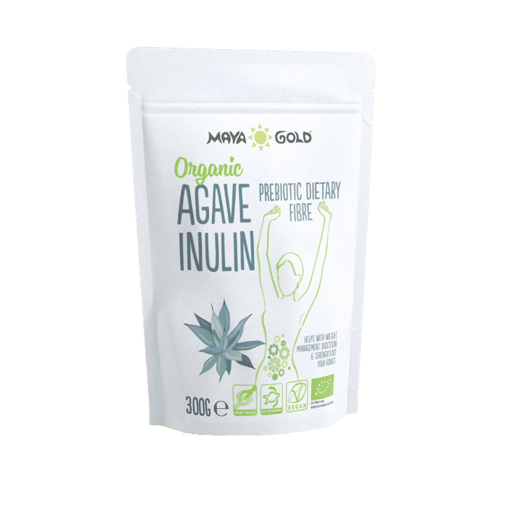 Agave Inulina Fibras Prebioticas Bio 300gr Maya Gold Agave Inulina (Fibras Pré-bióticas), biológico, vegan