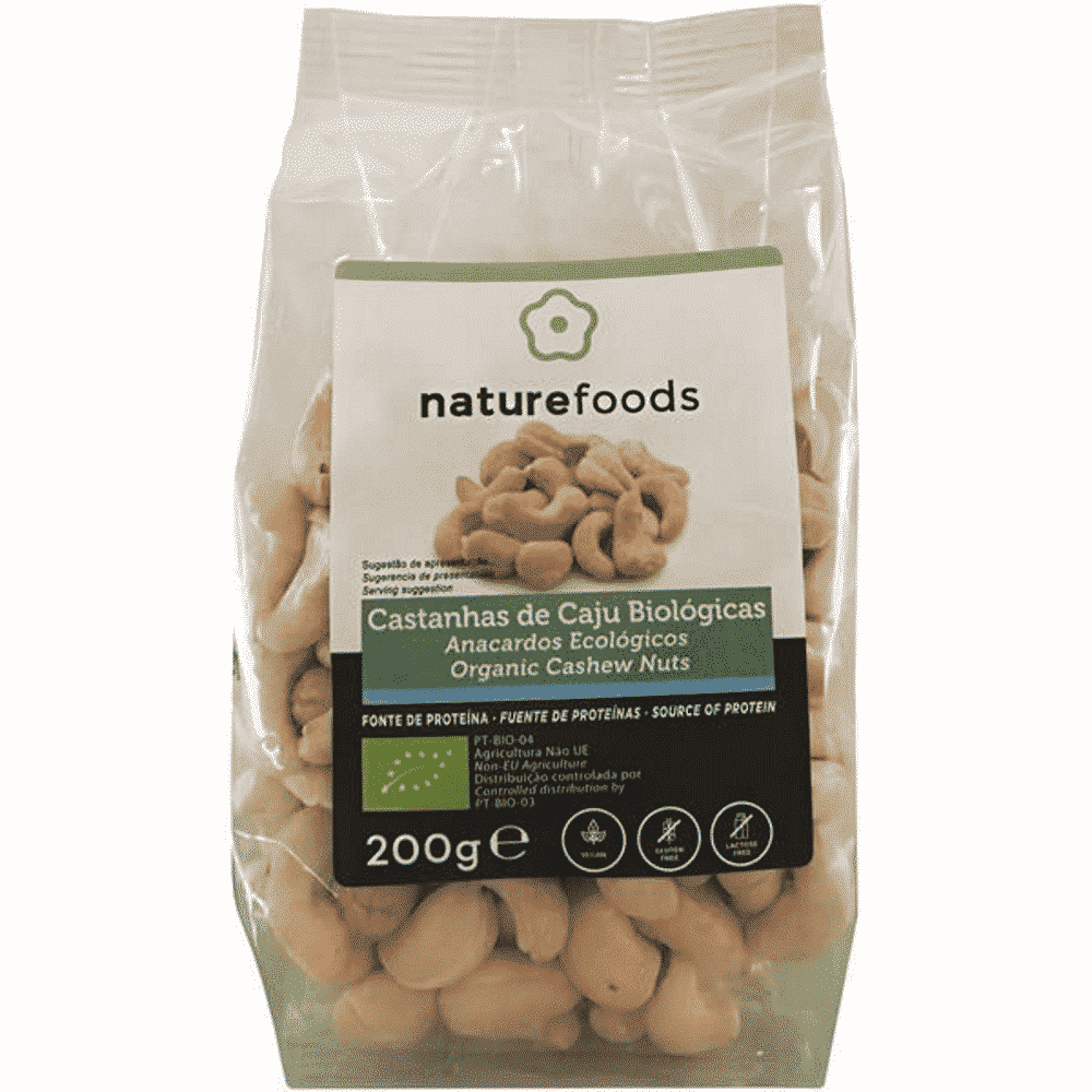 Castanha de Caju Bio 200gr Naturfoods Castanha de Caju, biológico
