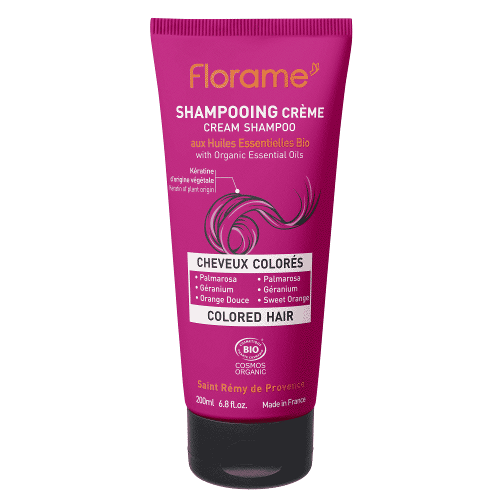 Champo Creme Cabelos Pintados 200ml Florame Champô Creme Cabelos Pintados, com ingredientes biológicos