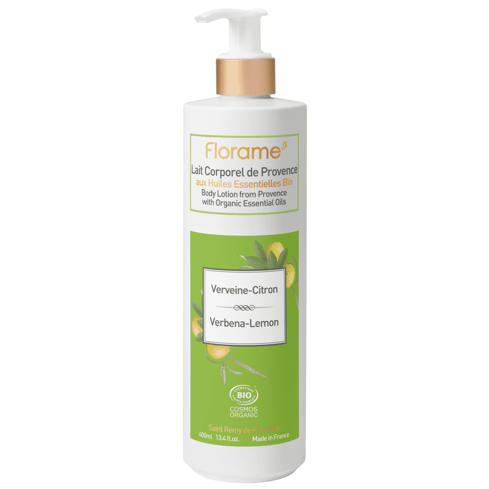 Leite Corporal Verbena-Limão, com ingredientes biológicos