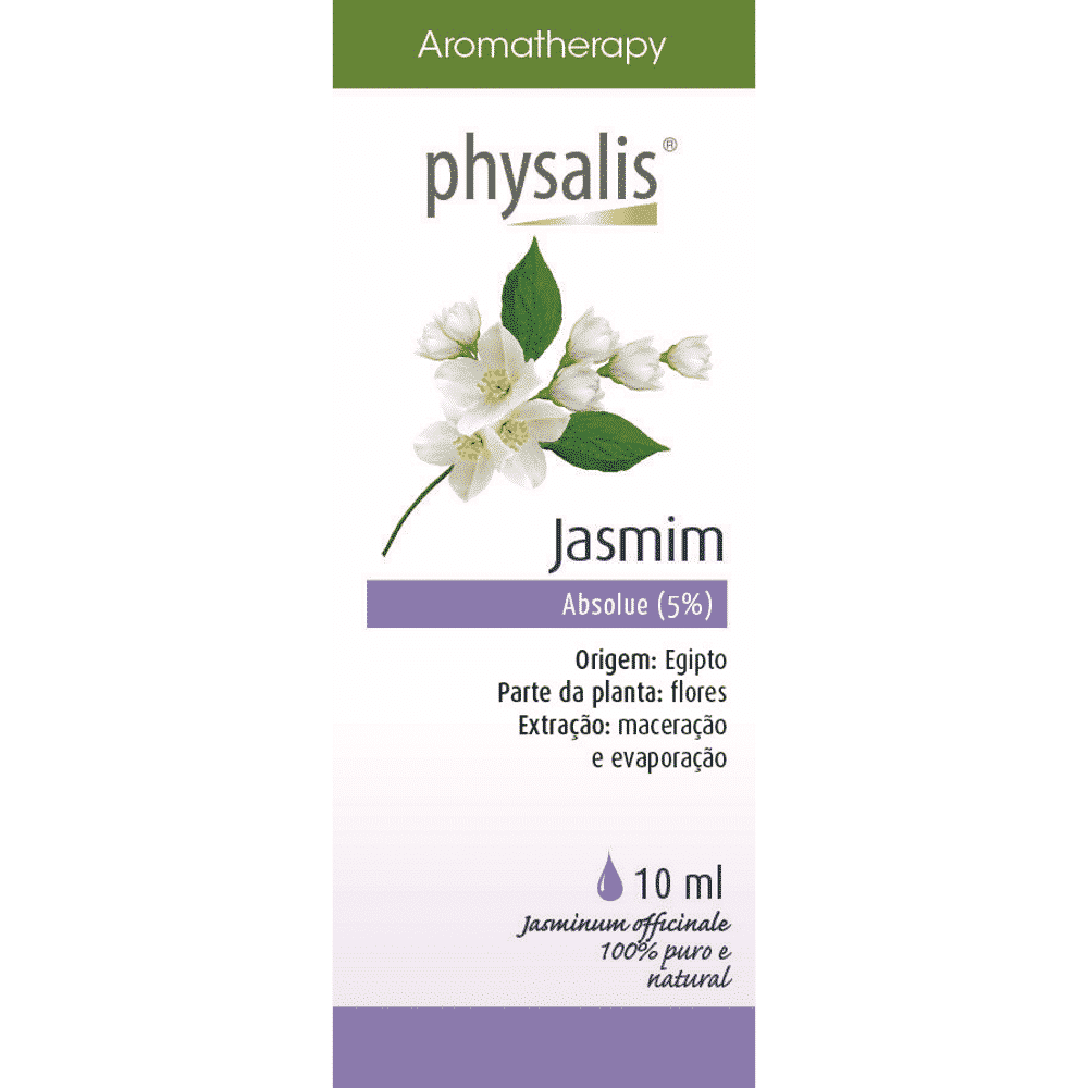 Oleo Essencial Jasmim 5% 10ml - Physalis Óleo Essencial Jasmim